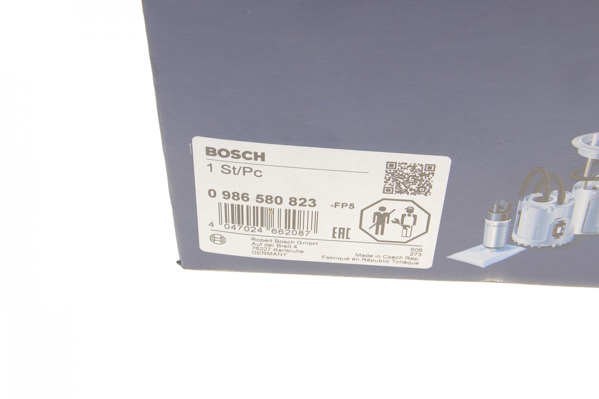 0986580823 BOSCH Топливный насос