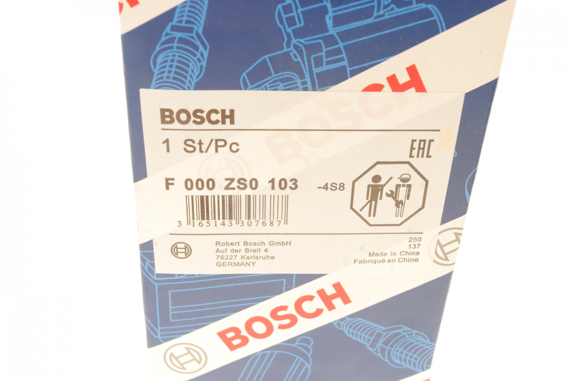 F000ZS0103 BOSCH Катушка зажигания