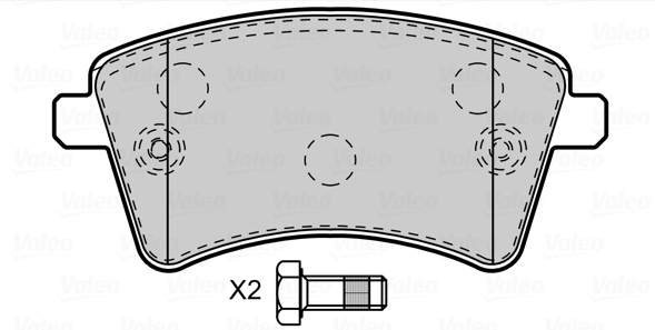 410601334R RENAULT Комплект тормозных колодок, дисковый тормоз