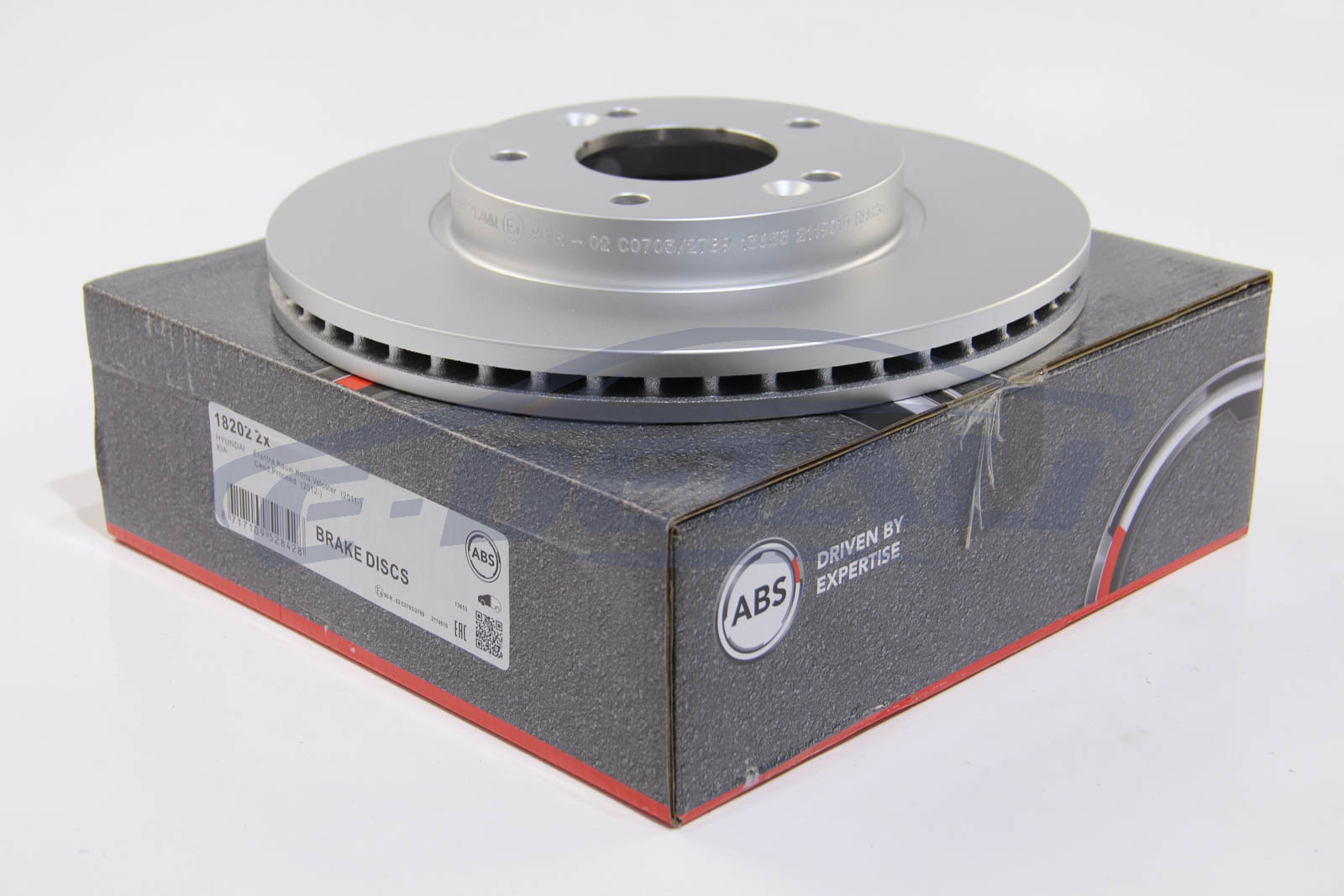 18202 A.B.S. Диск тормозной Hyundai ELANTRA 11-; i30; KIA CEED 12-; передн.  (пр-во ABS)