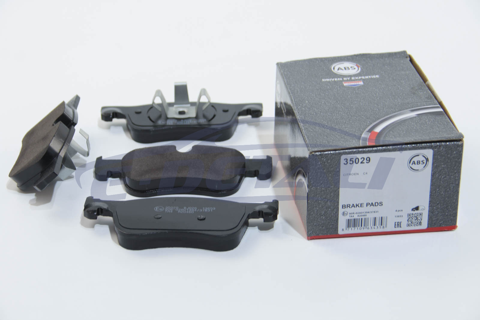 35029 A.B.S. Тормозные колодки перед. Citroen C4 13- (ATE)