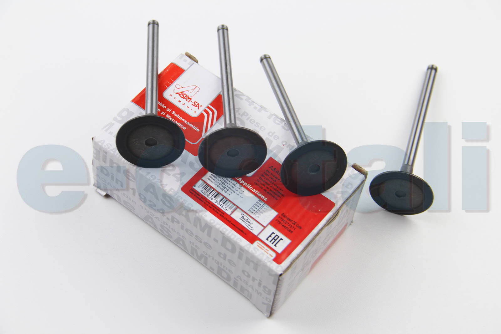 30463 ASAM ASAM RENAULT Клапана впускные (к-кт 4шт.) Sandero,Logan,Clio,19,Kangoo 1.4/1.6