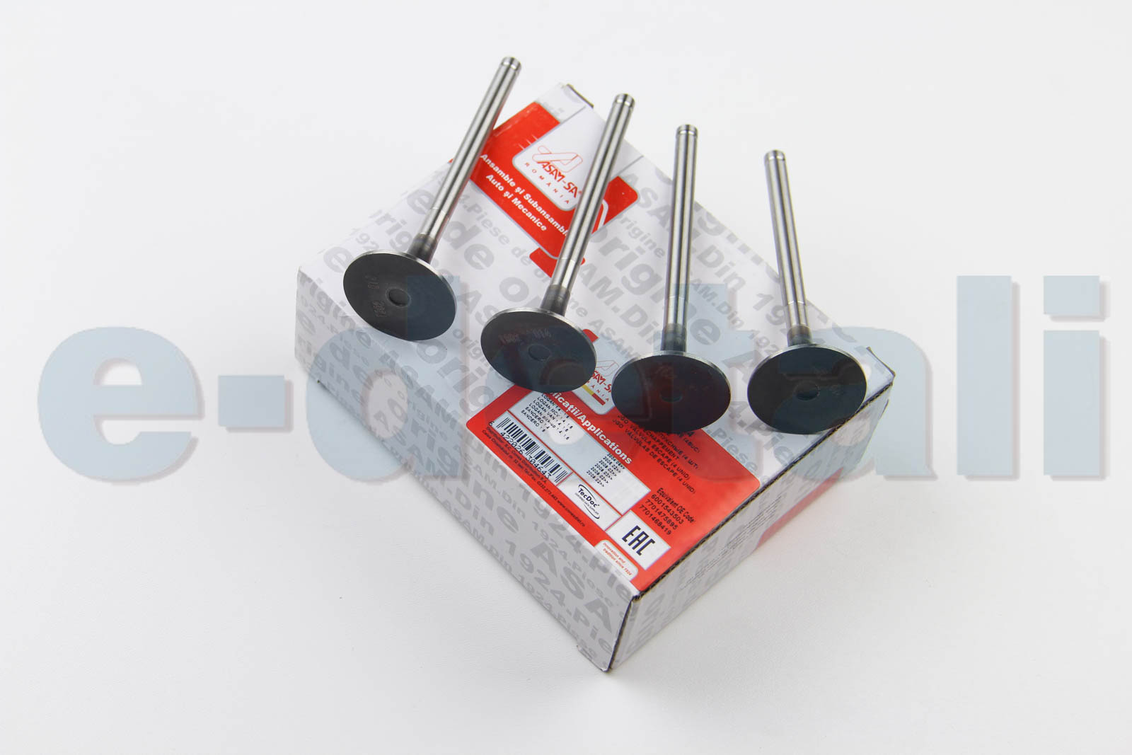 30464 ASAM ASAM RENAULT Клапана выпускные (к-кт 4шт.) Sandero,Logan,Clio,19,Kangoo 1.4/1.6