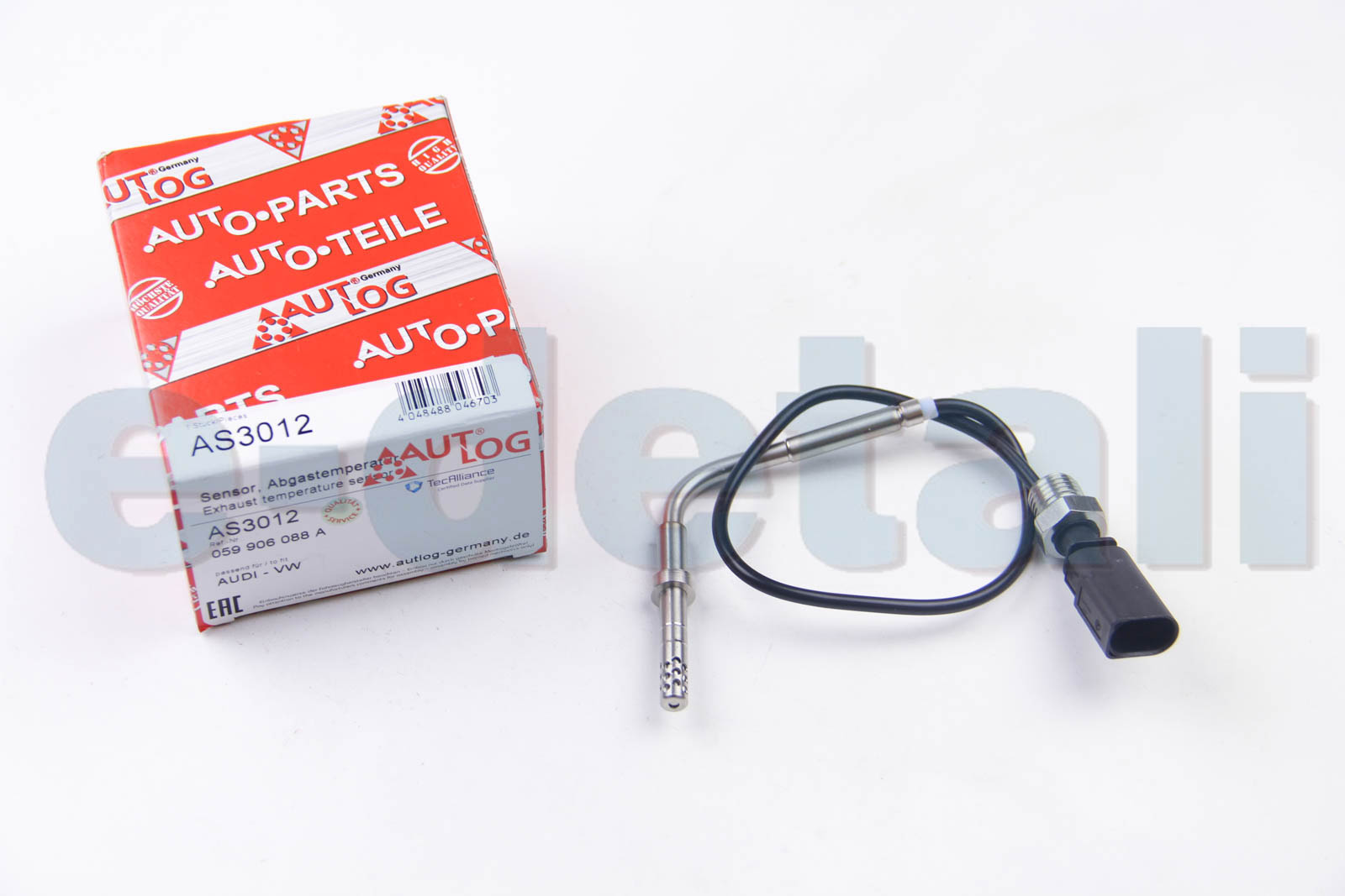 AS3012 AUTLOG Датчик температуры ОГ AUDI A4/A6/ Q7/VW TOUAREG 2.7D/3.0D 03- (после катализатора)