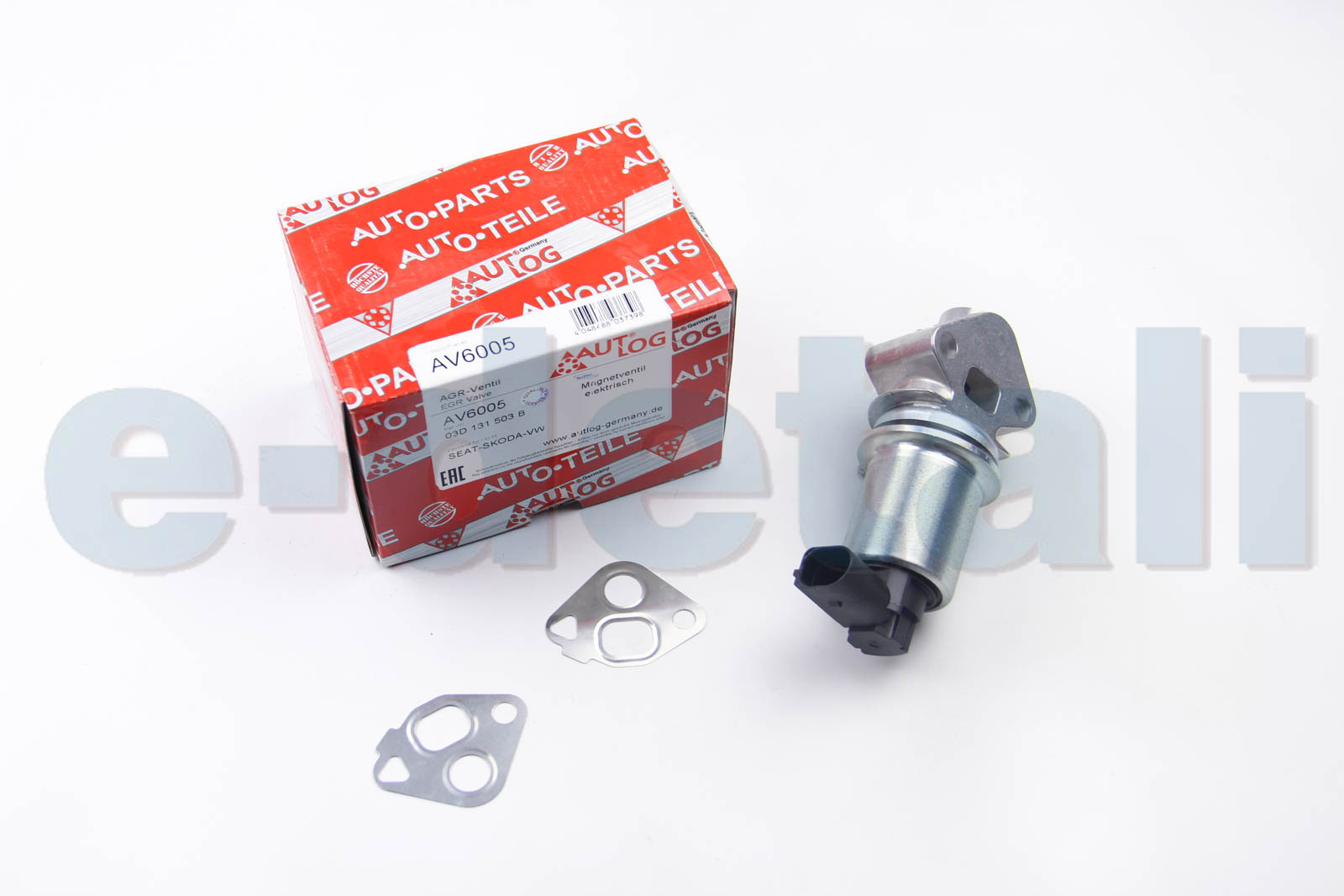 AV6005 AUTLOG Клапан EGR Fabia/Polo 1.2 01-07 (5 конт.)