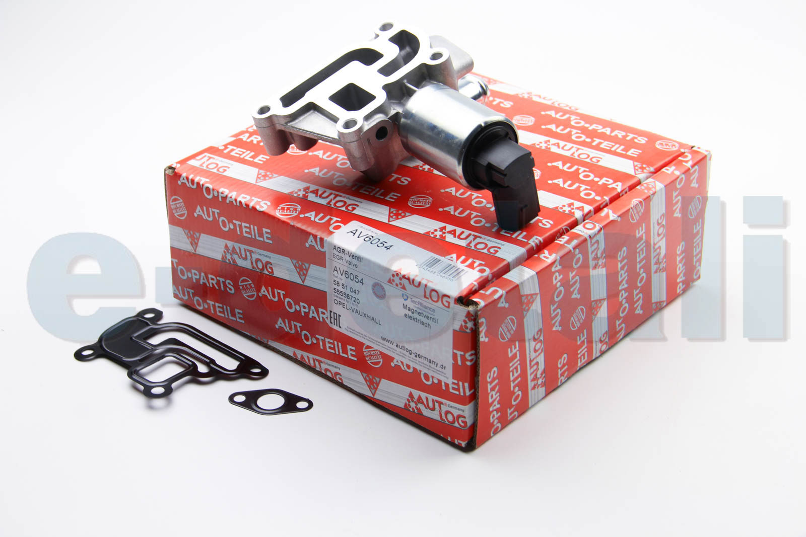 AV6054 AUTLOG Клапан EGR Opel ASTRA G/H/H GTC, CORSA C/D, MERIVA 1.0-1.4LPG 03-