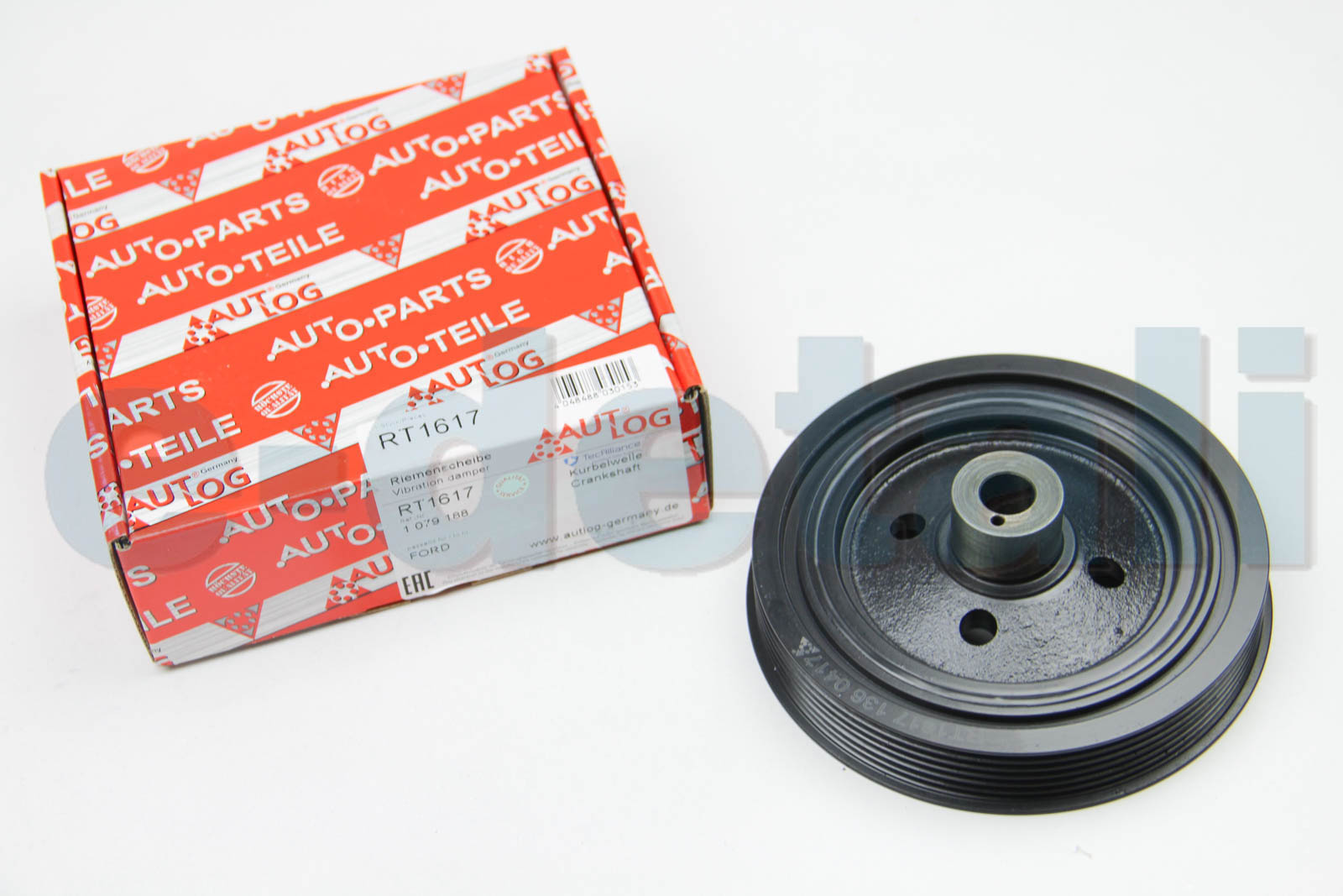 RT1617 AUTLOG Шкив коленвала Focus/Fiesta 1.8Di/TDDI 98-04