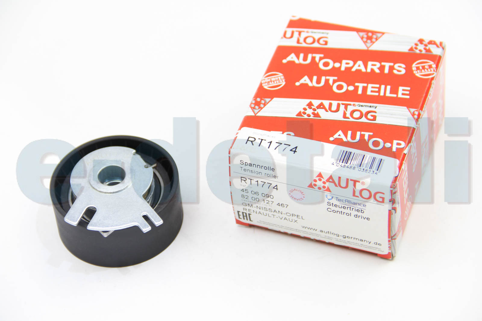 RT1774 AUTLOG Ролик натяжной ГРМ Trafic/Master 2.2-2.5dCi 00-