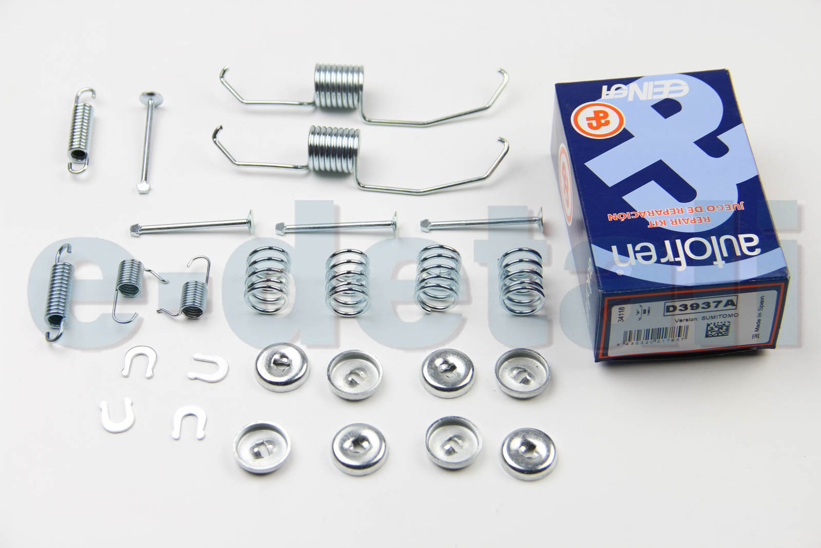 D3937A AUTOFREN SEINSA Комплект пружинок барабанных тормозов зад CAMRY/COROLLA 83-01 200х35