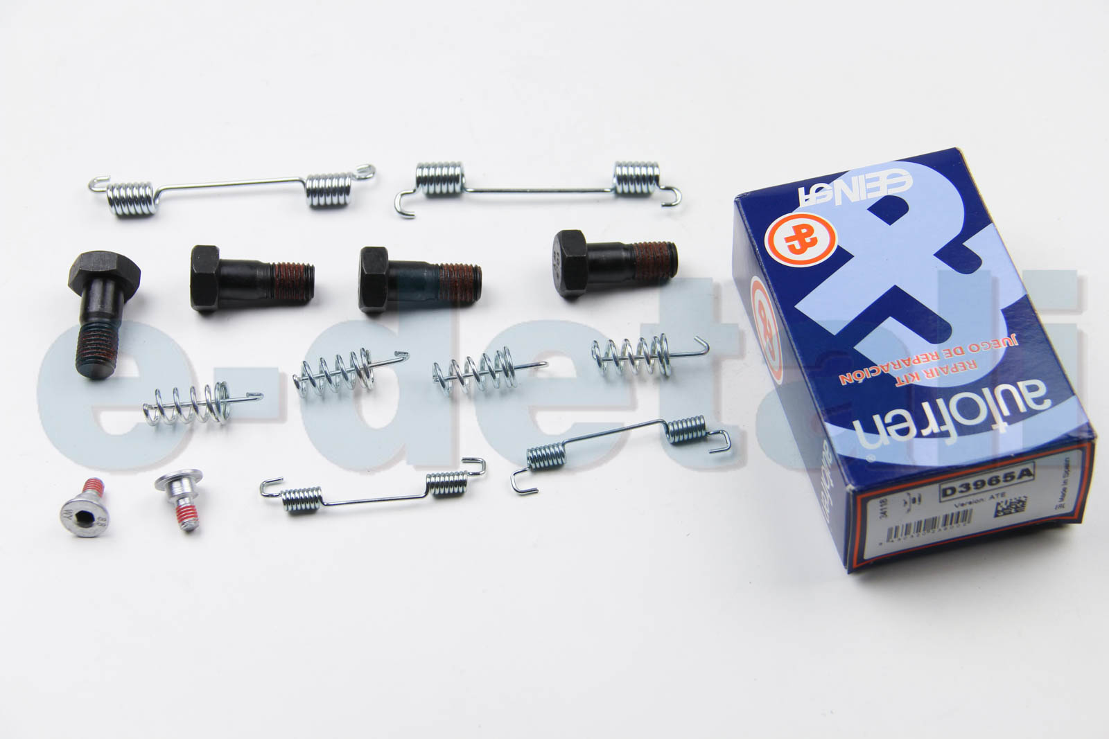 D3965A AUTOFREN SEINSA Комплект пружинок барабанных тормозов зад MB W140/C140/S203/W203 91-07 165х25
