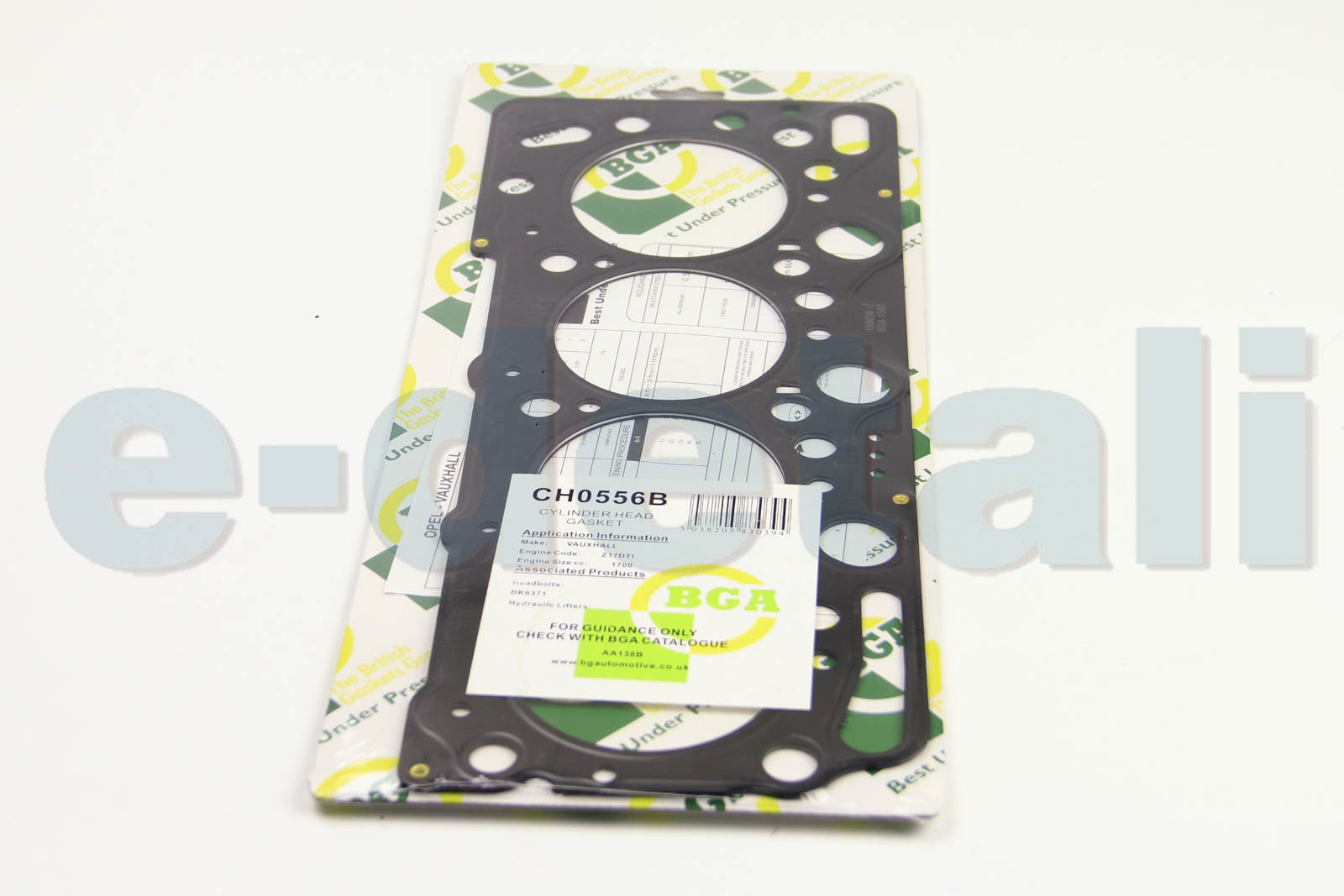 CH0556B BGA Прокладка головки блока металева