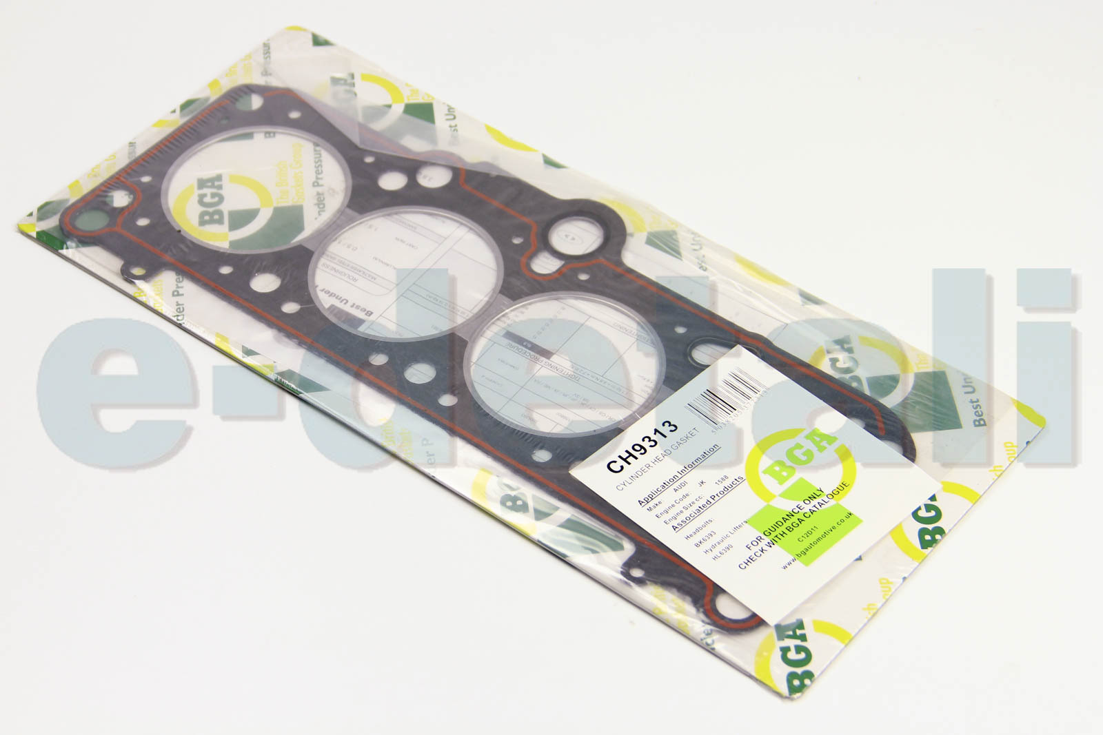 CH9313 BGA Прокладка ГБЦ [1.53 mm] \ Audi 80/Golf II/Jetta II/Passat 1.6D/TD 80-93