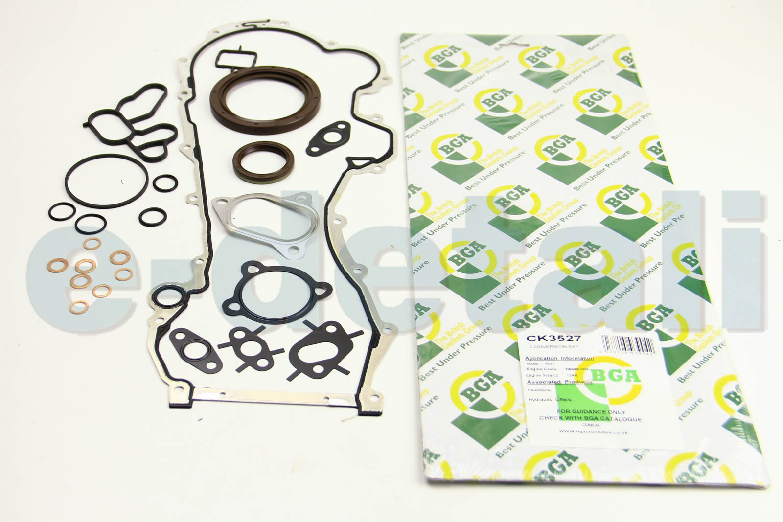 CK3527 BGA Комплект прокладок Doblo/Combo/Qubo 1.3JTD/CDTI 04- (нижний)