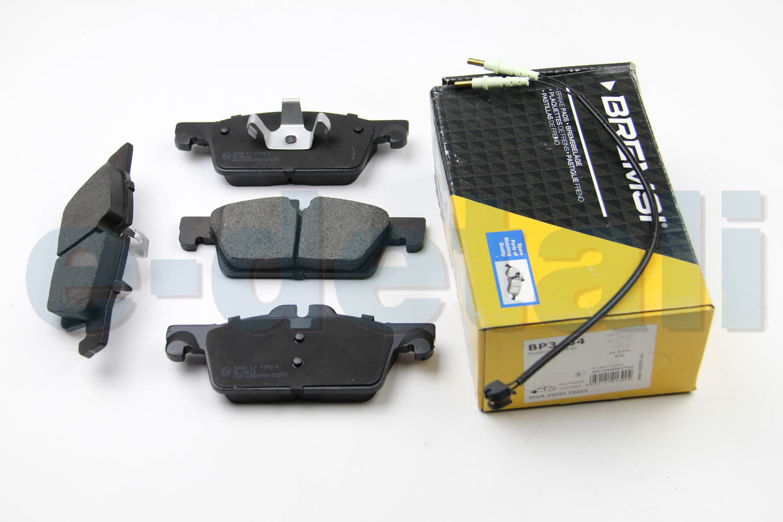 BP3464 BREMSI Тормозные колодки перед. Peugeot 508 10- (ATE)