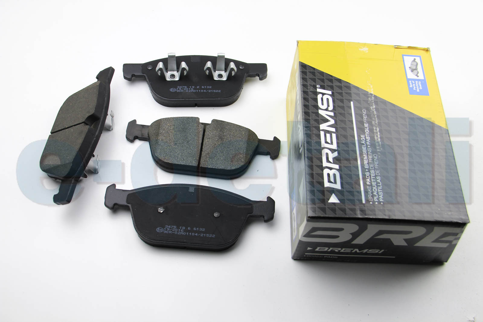 BP3475 BREMSI Тормозные колодки перед. Volvo XC60 08-/XC90 02- (ATE)