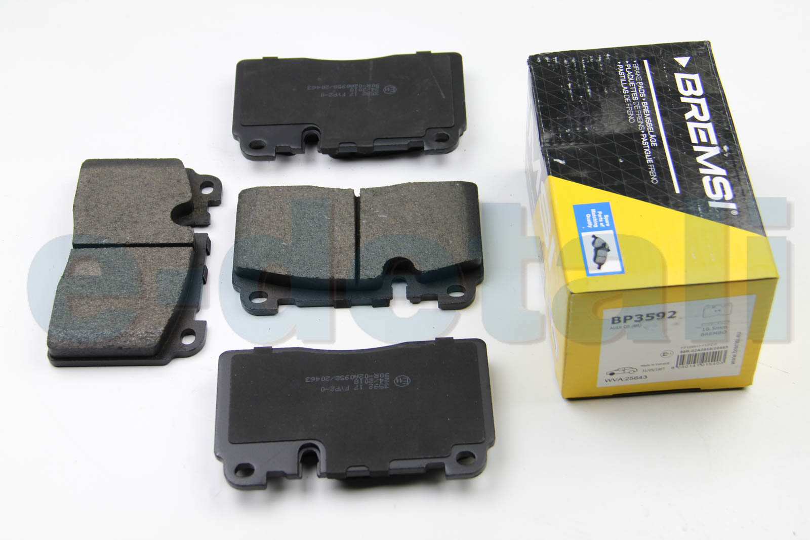 BP3592 BREMSI Тормозные колодки перед. Audi A6/A7/Q5 10-  (Brembo)