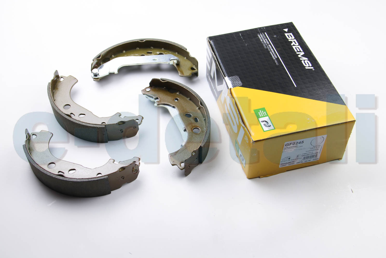 GF0245 BREMSI Тормозные колодки зад. Ford Focus II 04-12 (Lockheed)