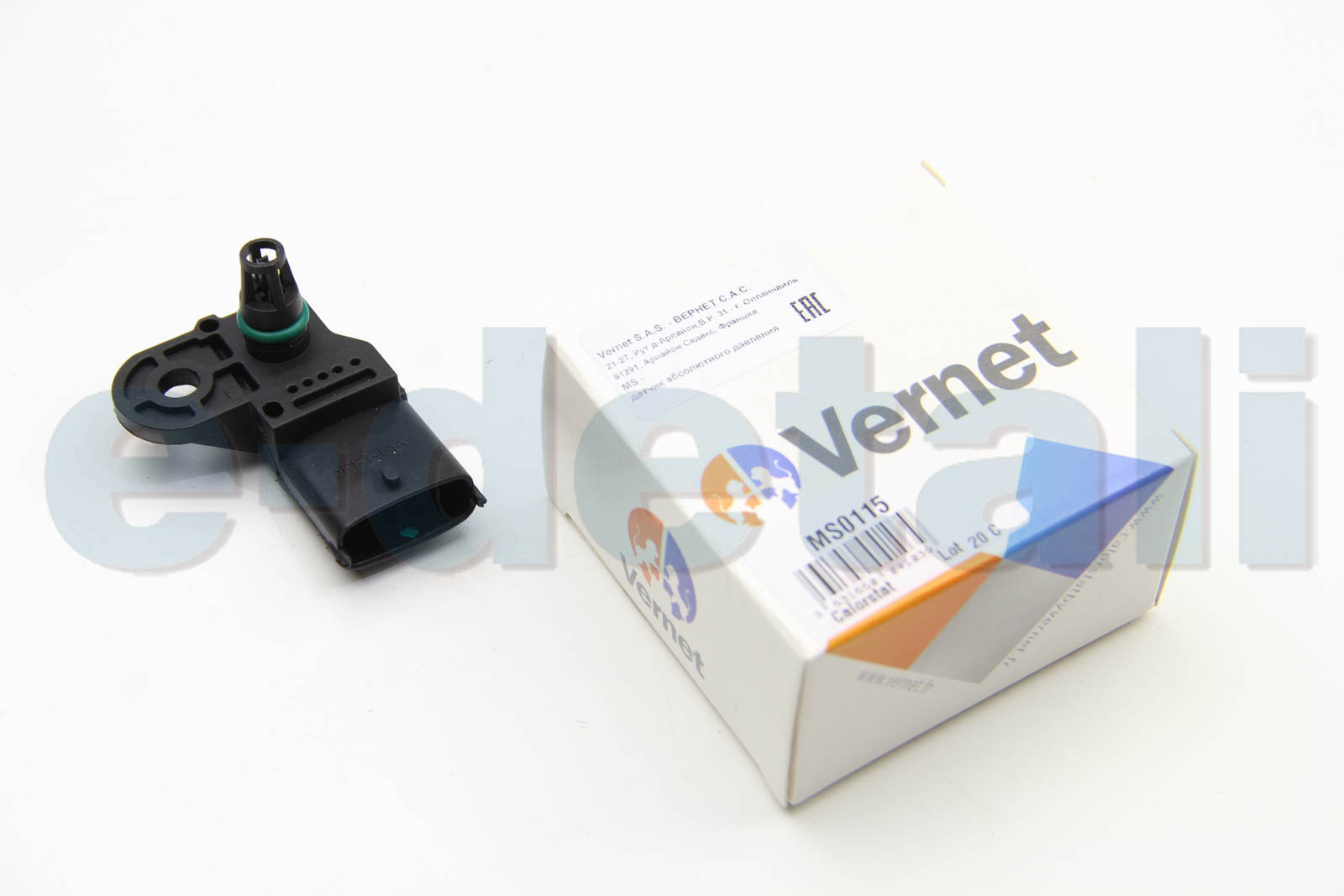 MS0115 CALORSTAT BY VERNET Датчик давления наддува (4 конт.) FIAT DOBLO/PUNTO/QUBO 0.9-1.6 96-