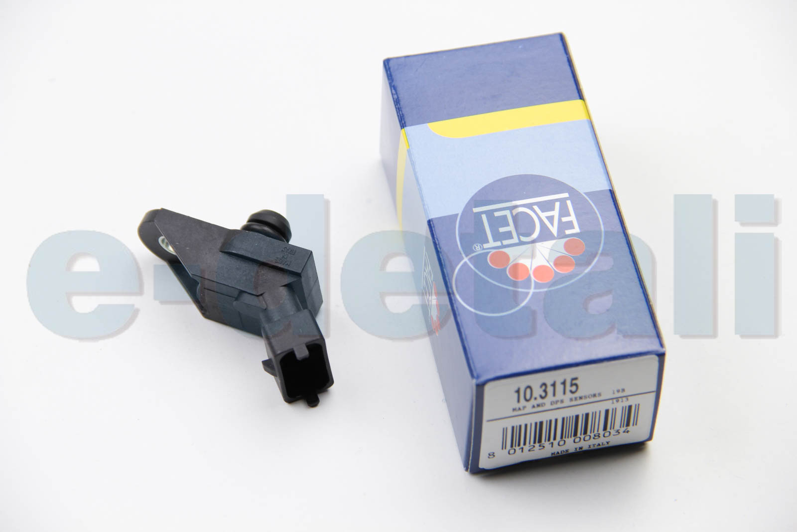 103115 FACET Датчик давления наддува (3 конт.) BMW 3(E46)/5(E39,E60)/X5(E53) 2.5D/3.0D 98-10