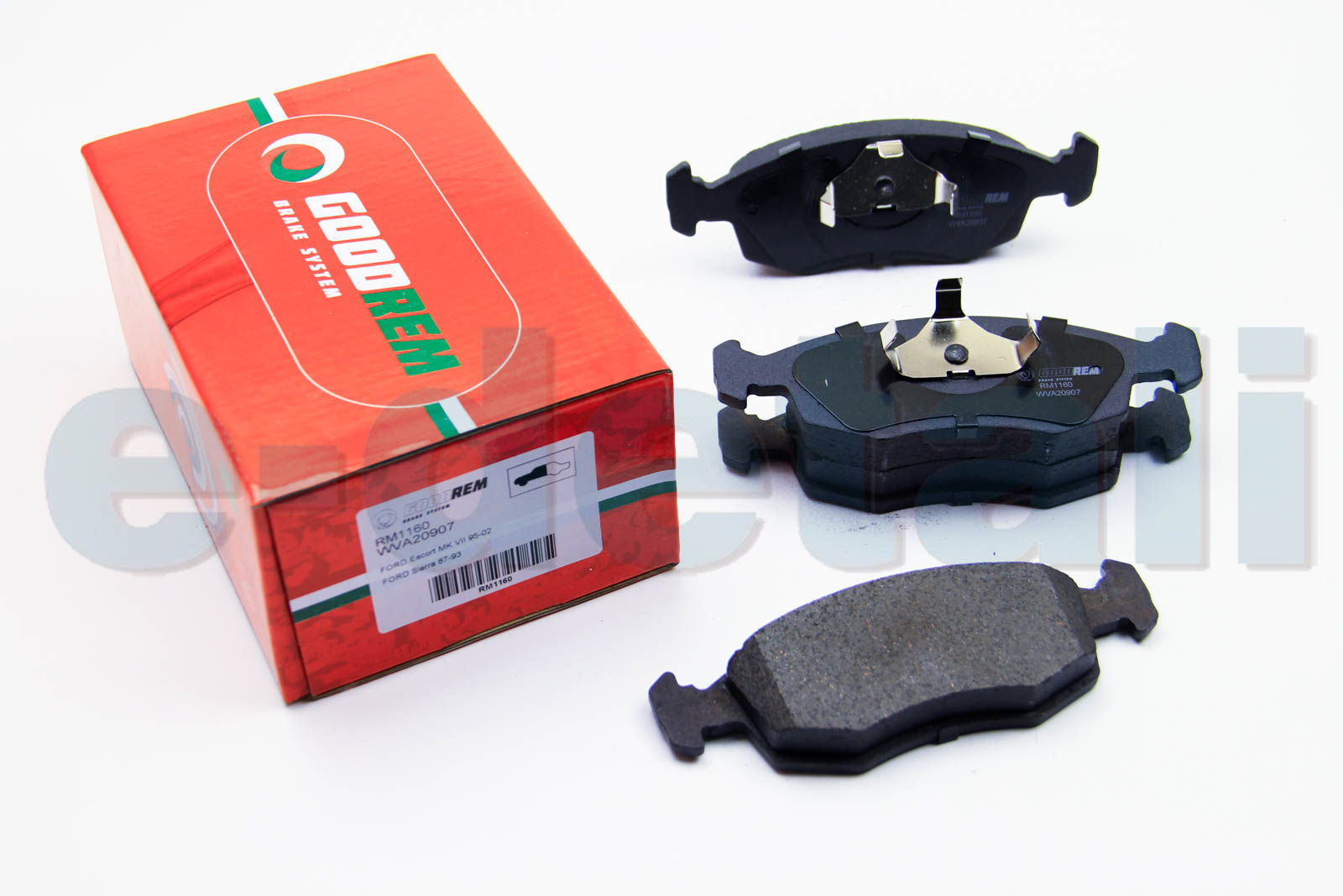 RM1160 GOODREM Тормозные колодки перед. Doblo 01-05 (ATE)  (151.3x52.5x18)