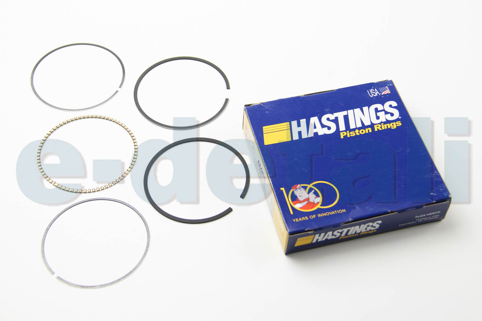 2C4639S HASTINGS PISTON RING Кольца поршневые GOLF/PASSAT/T5 2.0 88-15 (82,5mm/STD)