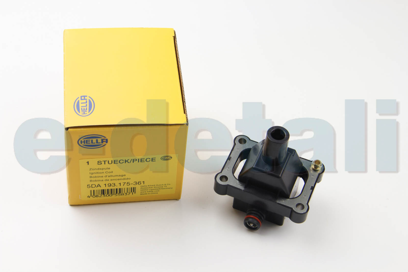 5DA193175361 HELLA Катушка зажигания DB SPRINTER,VITO/VW LT 2.0i/2.3i 95-