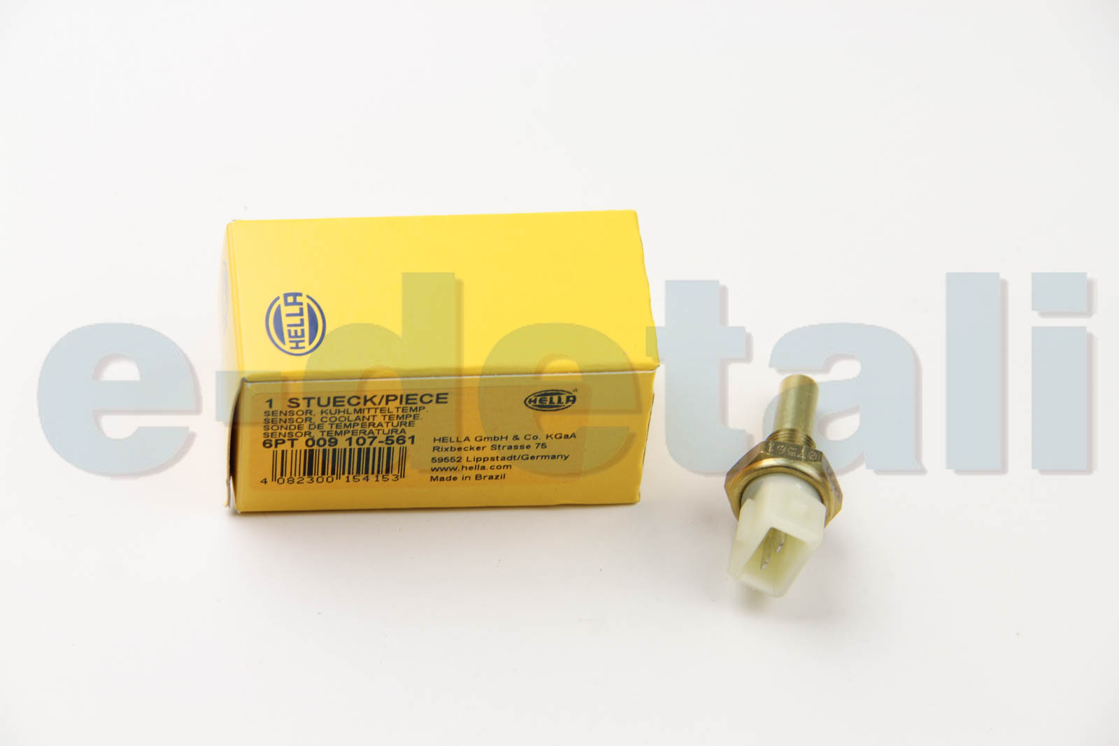 6PT009107561 HELLA Датчик температуры (белый) AUDI 80/100/VW Golf III 1.6-2.8 83-96