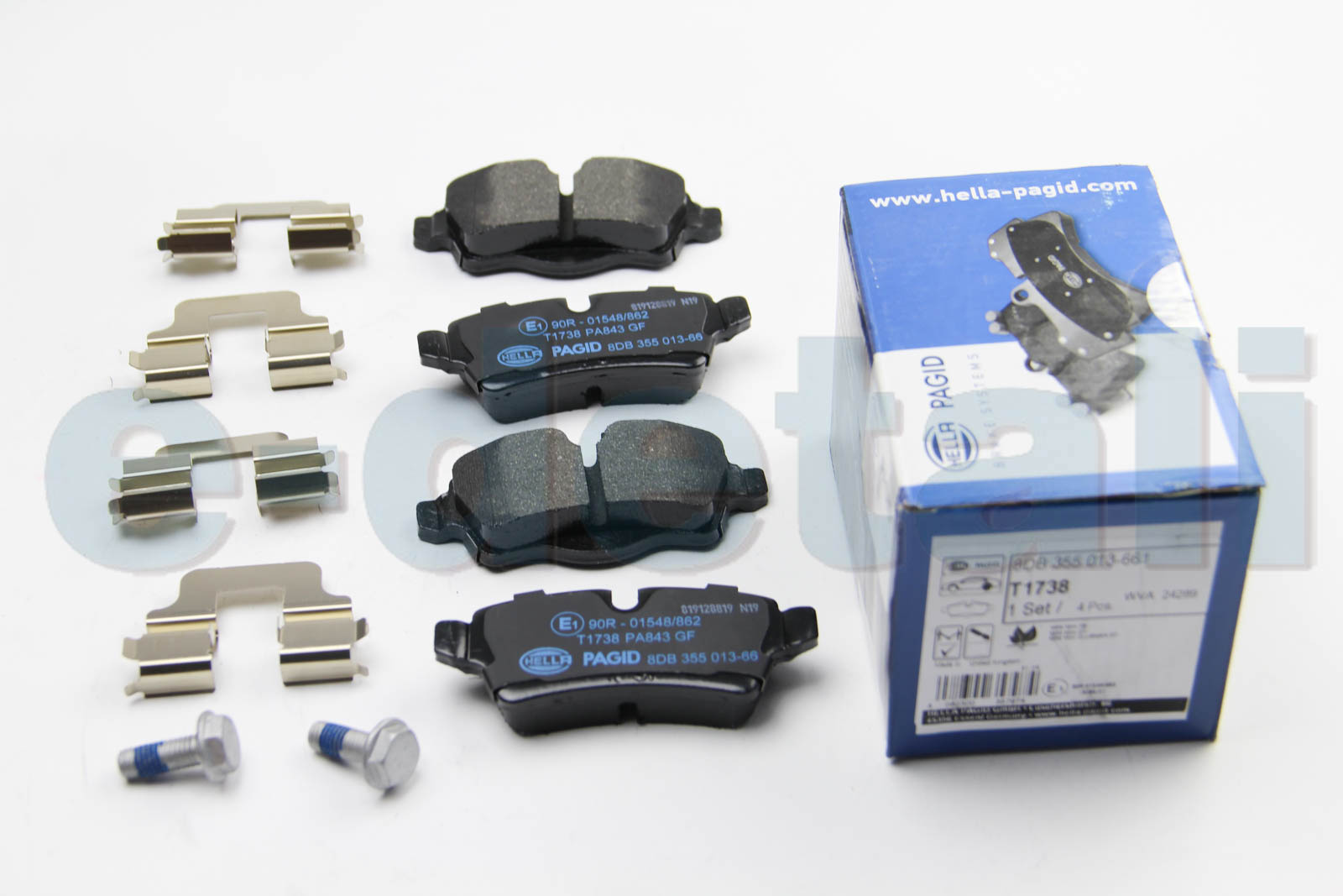 8DB355013661 HELLA PAGID Тормозные колодки зад. MINI 06-15 1.6-2.0