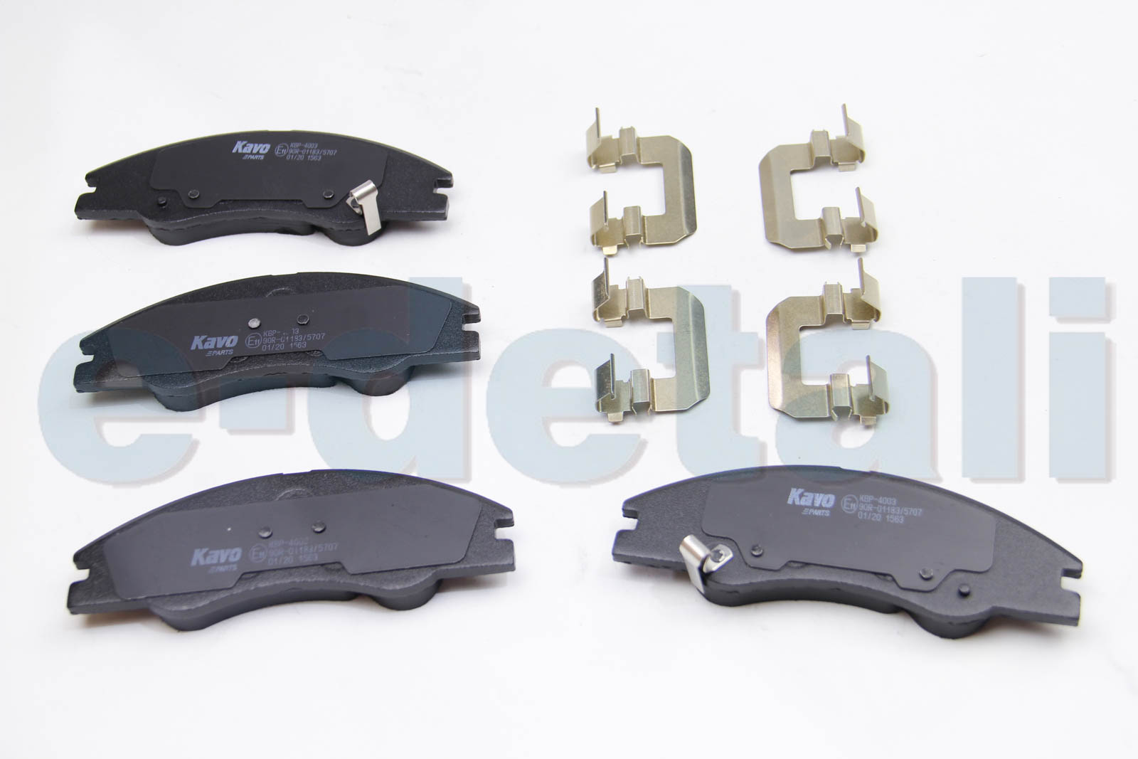 KBP4003 KAVO PARTS Комплект тормозных колодок, дисковый тормоз