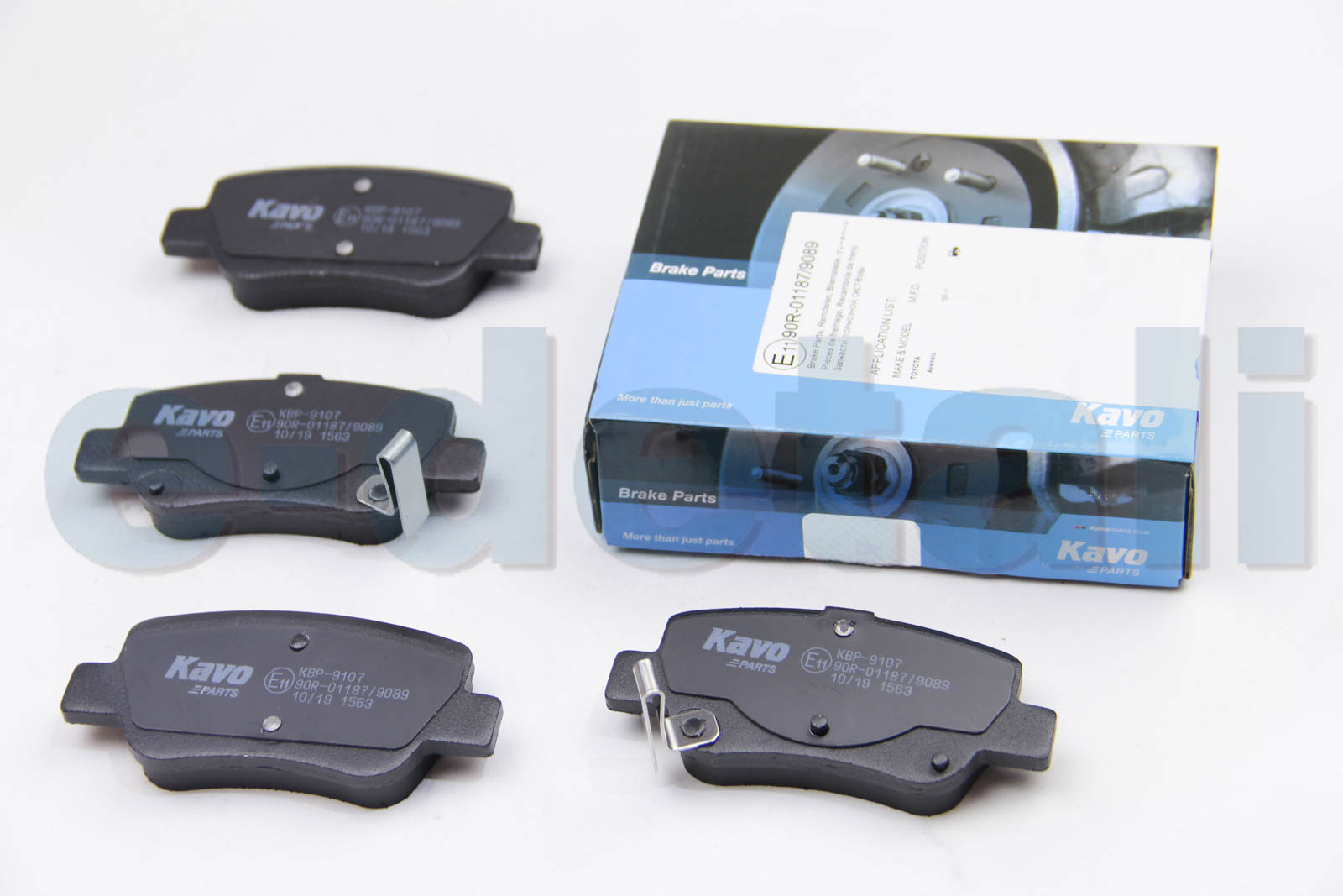 KBP9107 KAVO PARTS KAVO PARTS TOYOTA Тормозные колодки задн. Avensis 09-