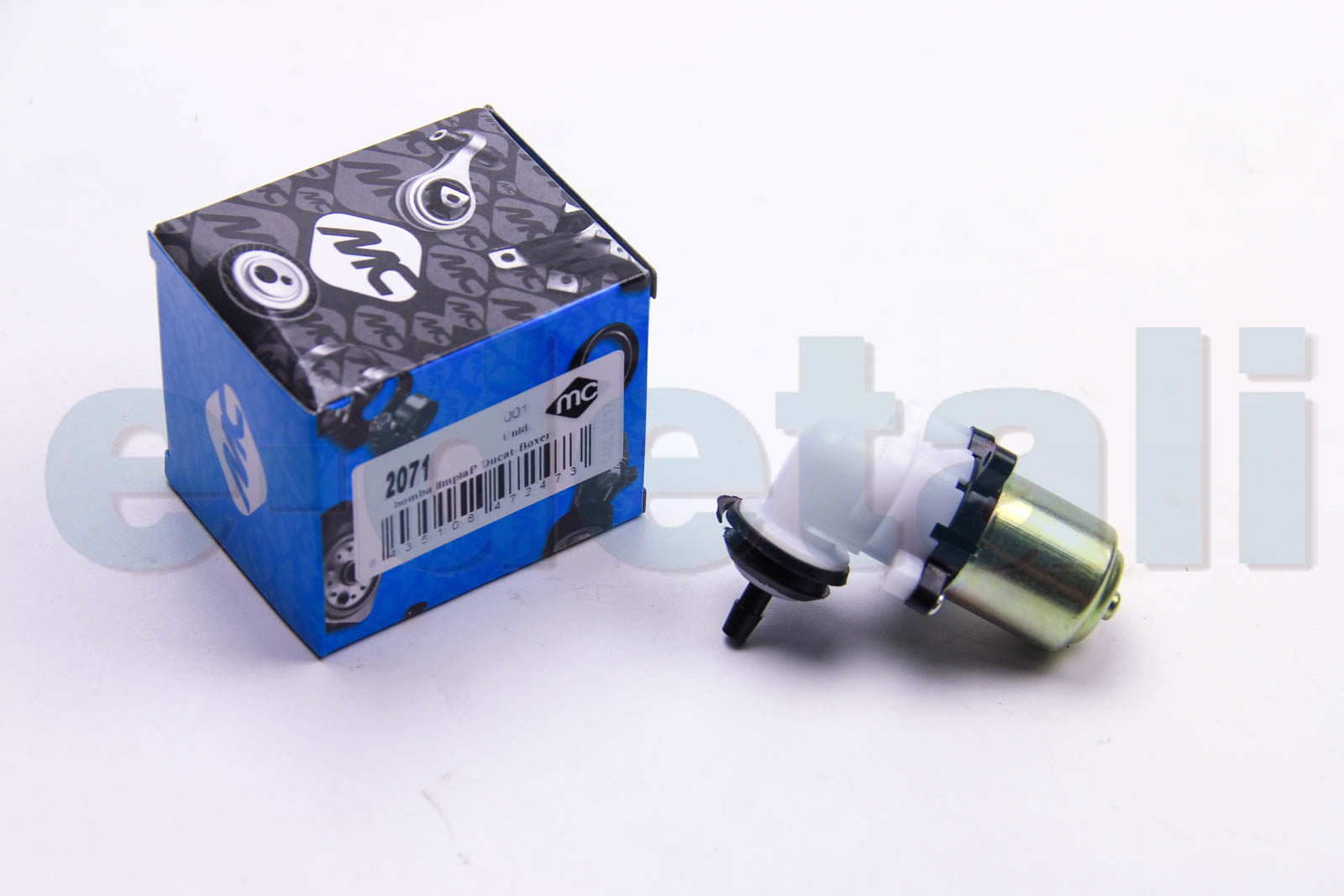 02071 METALCAUCHO Насос стеклоомывателя Ducato/JUMPER/Boxer 94-01