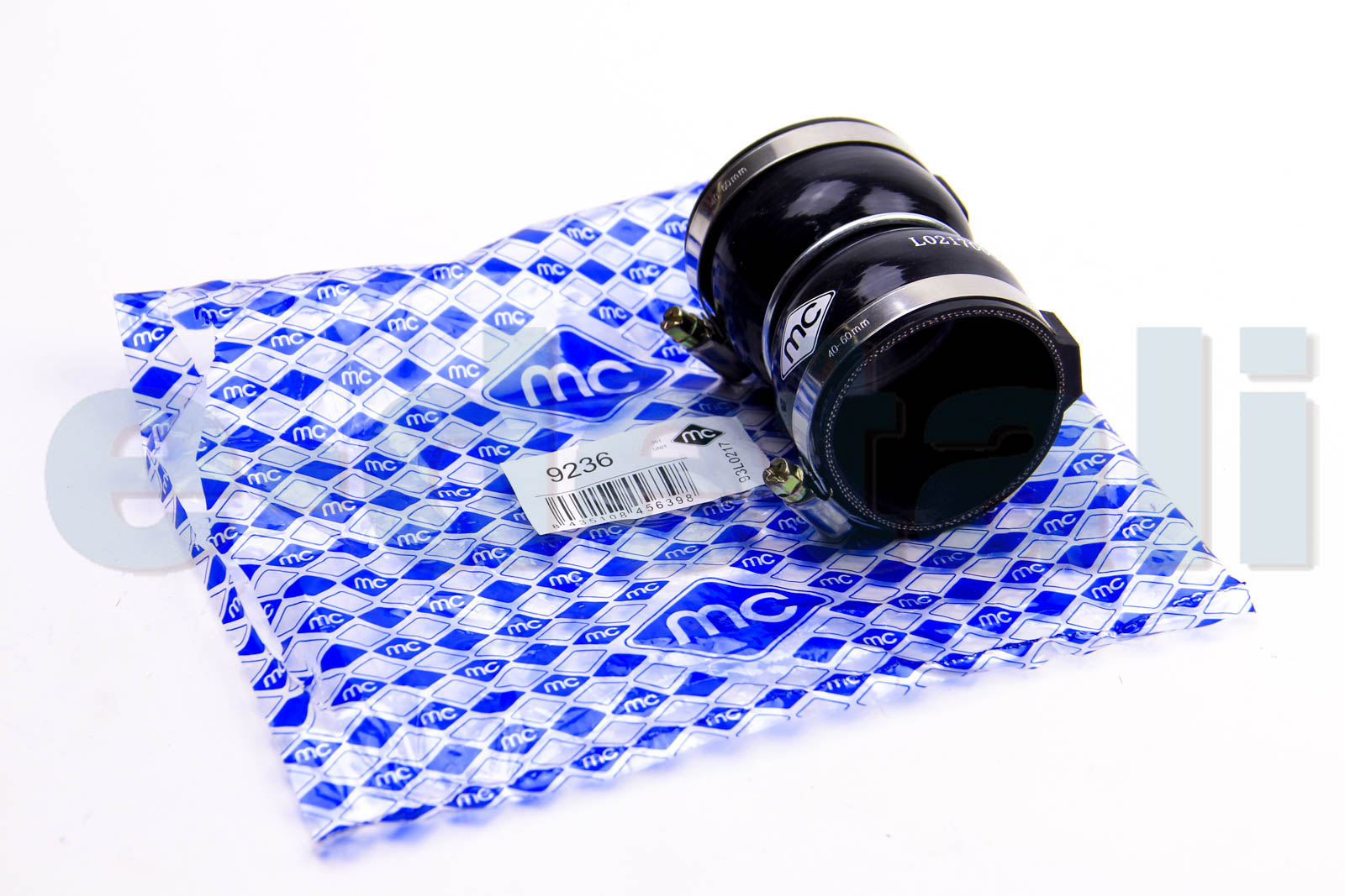 09236 METALCAUCHO Патрубок интеркулера Berlingo/Partner 1.6HDI 08-