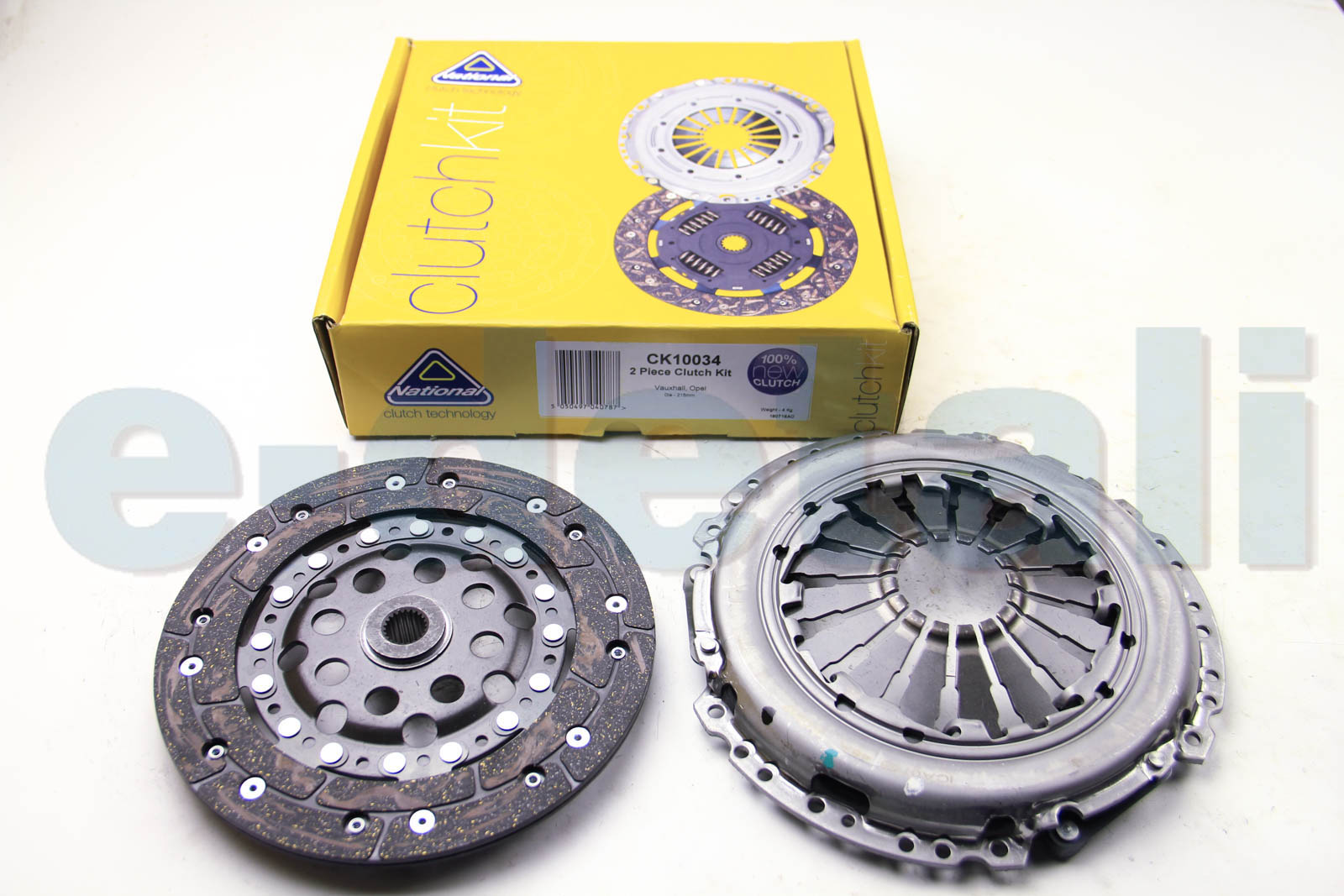 CK10034 NATIONAL Комплект сцепления Opel Astra/Corsa/Meriva 1.3CDTI 10- (215mm)