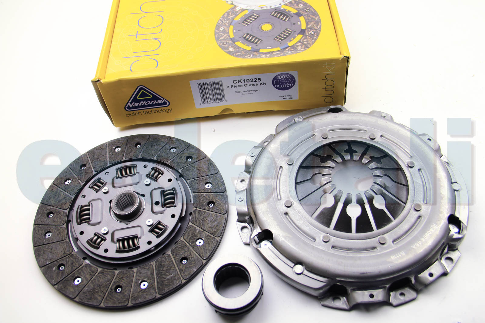 CK10225 NATIONAL Комплект сцепления A4/A6/SuperB 2.0 TDI 04- (240mm)