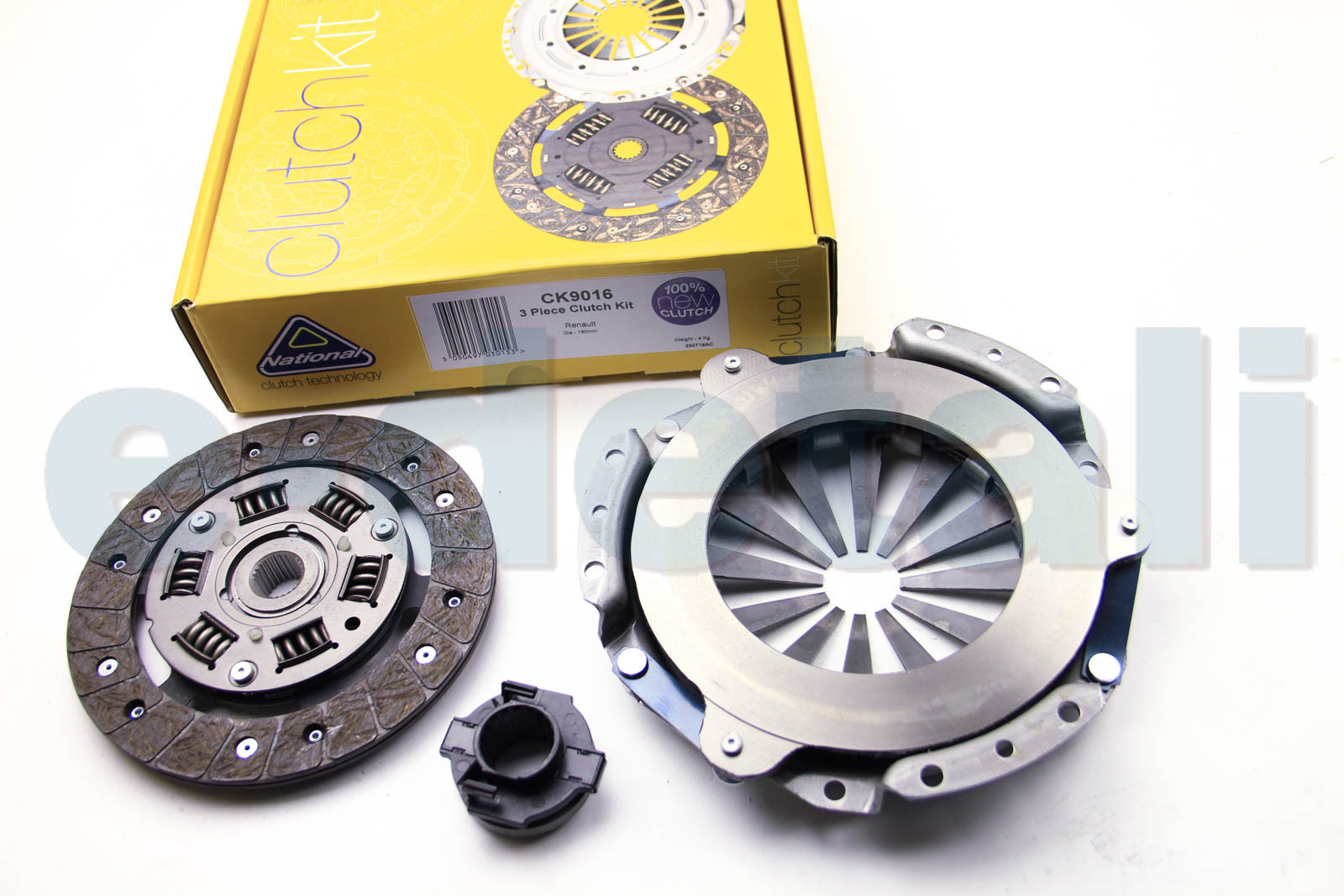 CK9016 NATIONAL Комплект сцепления Renault 11/19 I/II/Clio I 1.0-1.4 i 83- (180mm)