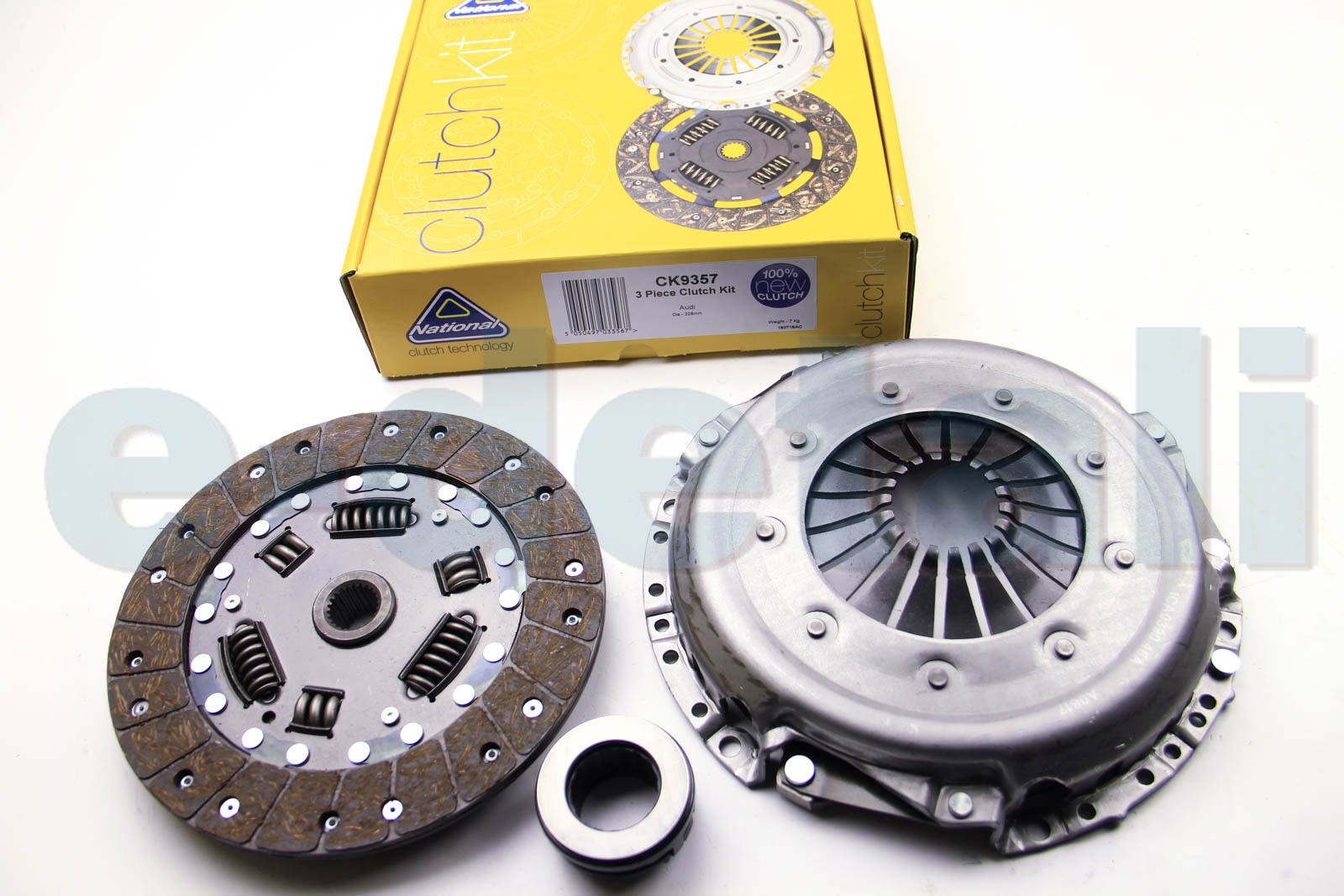 CK9357 NATIONAL Комплект сцепления Audi 100/80/A6 1.8/2.0 i 84-97 (228mm)