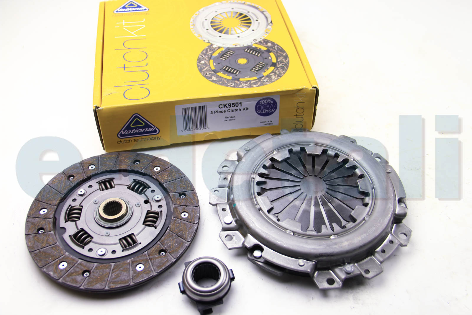 CK9501 NATIONAL Комплект сцепления 1.9D Kangoo 97-03/Clio 98-05/Megane 96-03 (200mm)