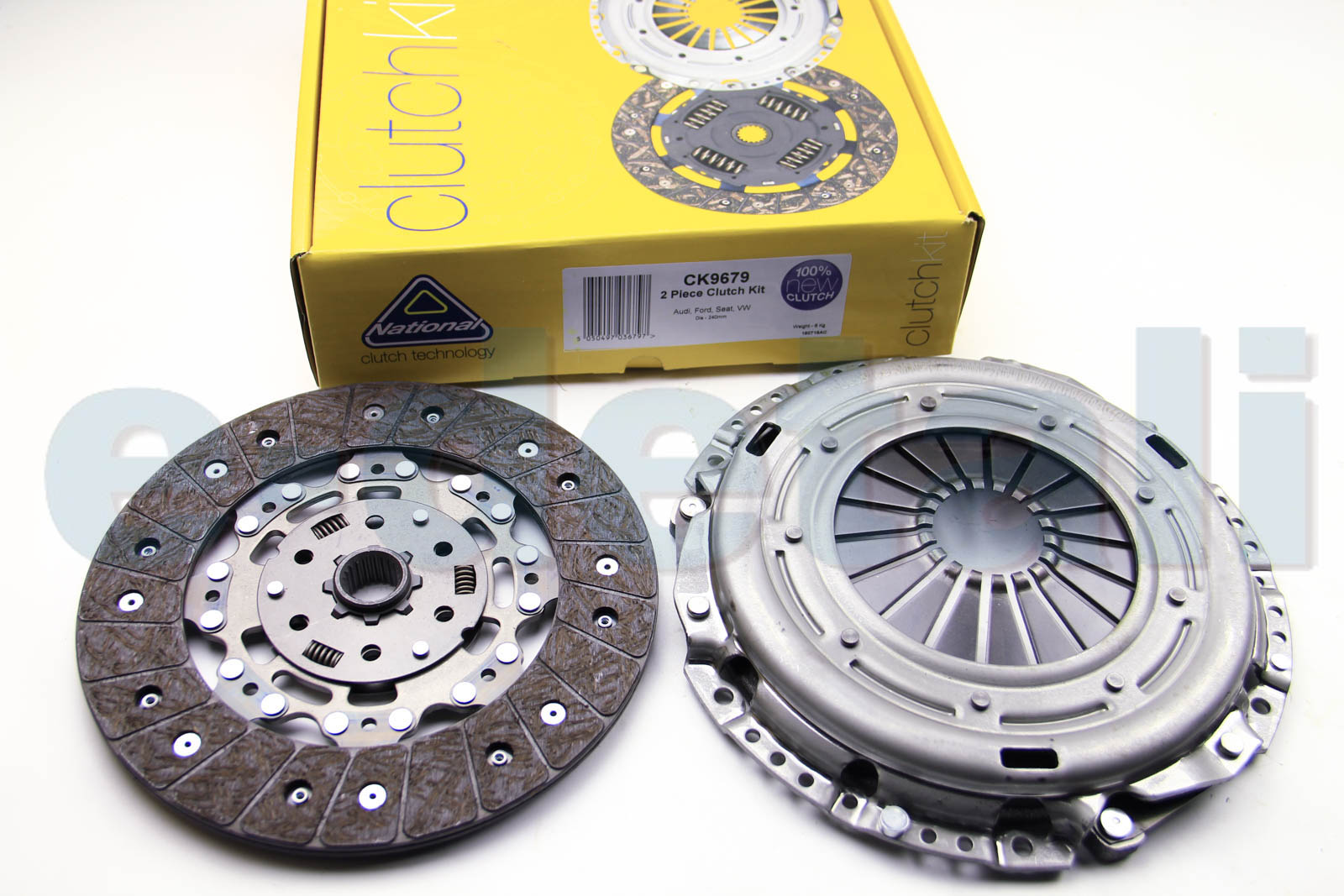 CK9679 NATIONAL Комплект сцепления Golf IV/Sharan/Fabia I/Octavia I 1.9TDI 00- (240mm)