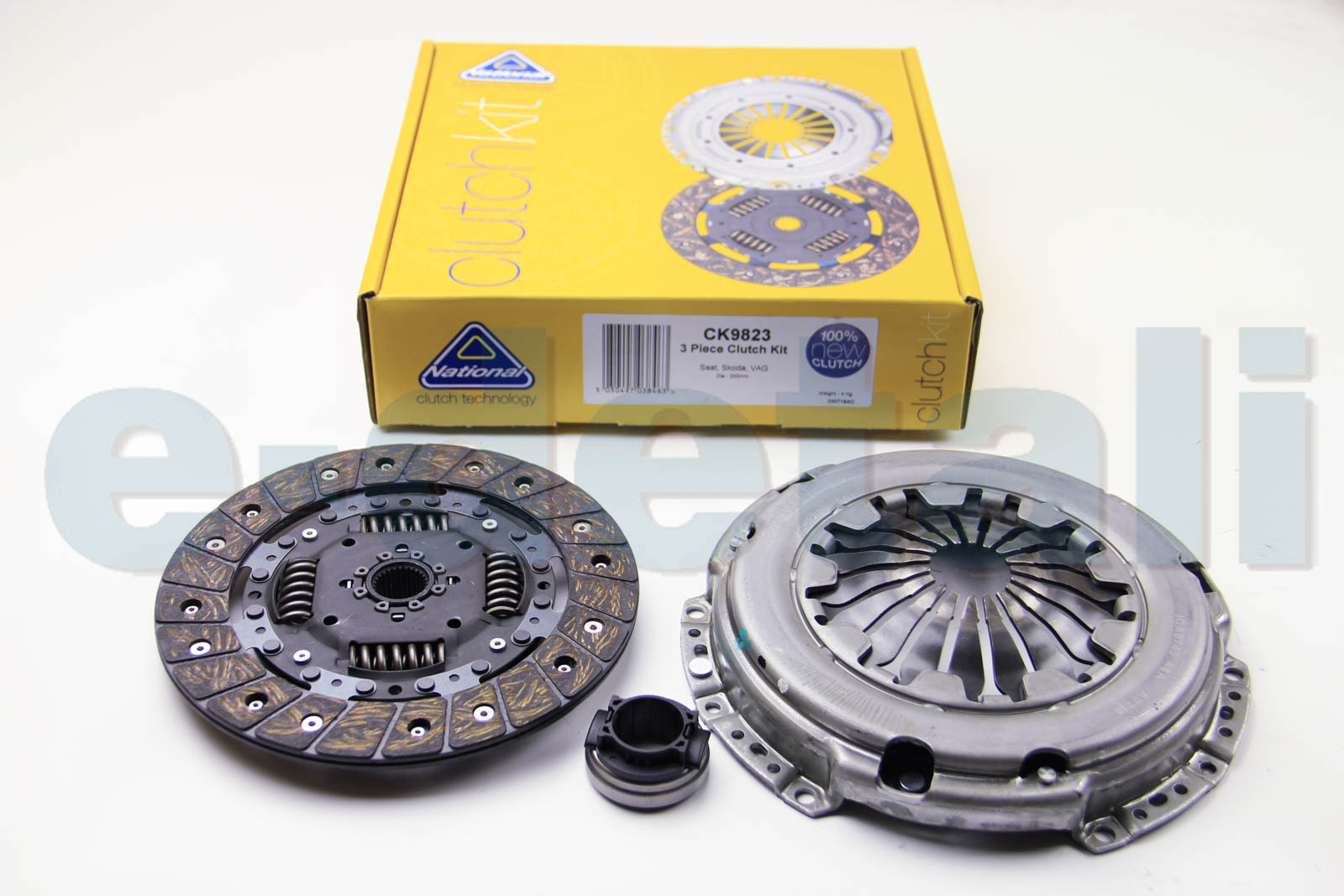 CK9823 NATIONAL Комплект сцепления Golf V/VI/Polo/Fabia I/Octavia II 1.4 i 99- (200mm)