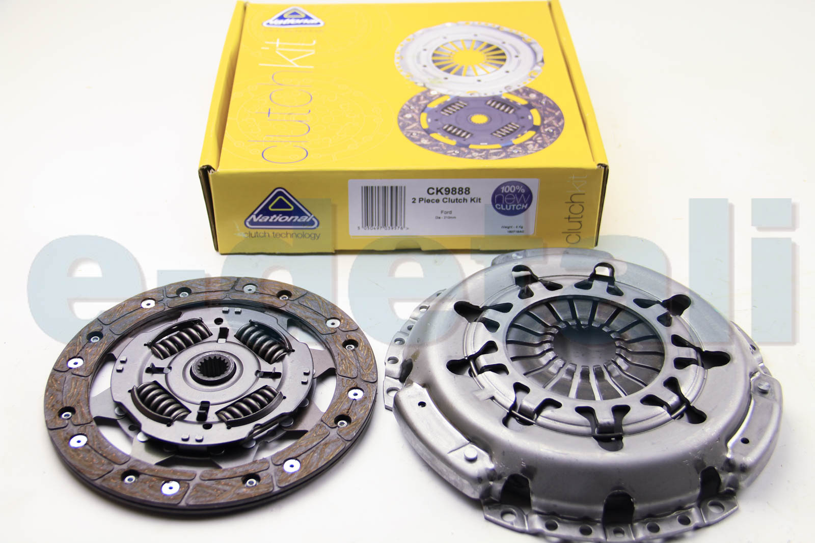 CK9888 NATIONAL Комплект сцепления Fiesta V/Fusion/Mazda 2 1.2 i 01-08 (210mm)