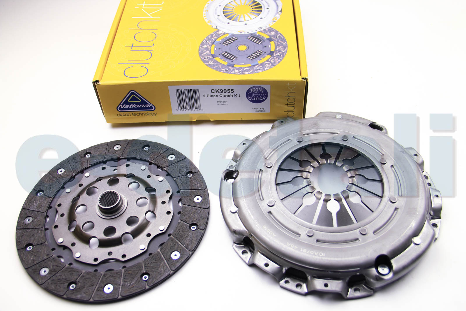 CK9955 NATIONAL Комплект сцепления Megane II/Scenic II/Grand Scenic II 1.9dCi 02- (240mm)