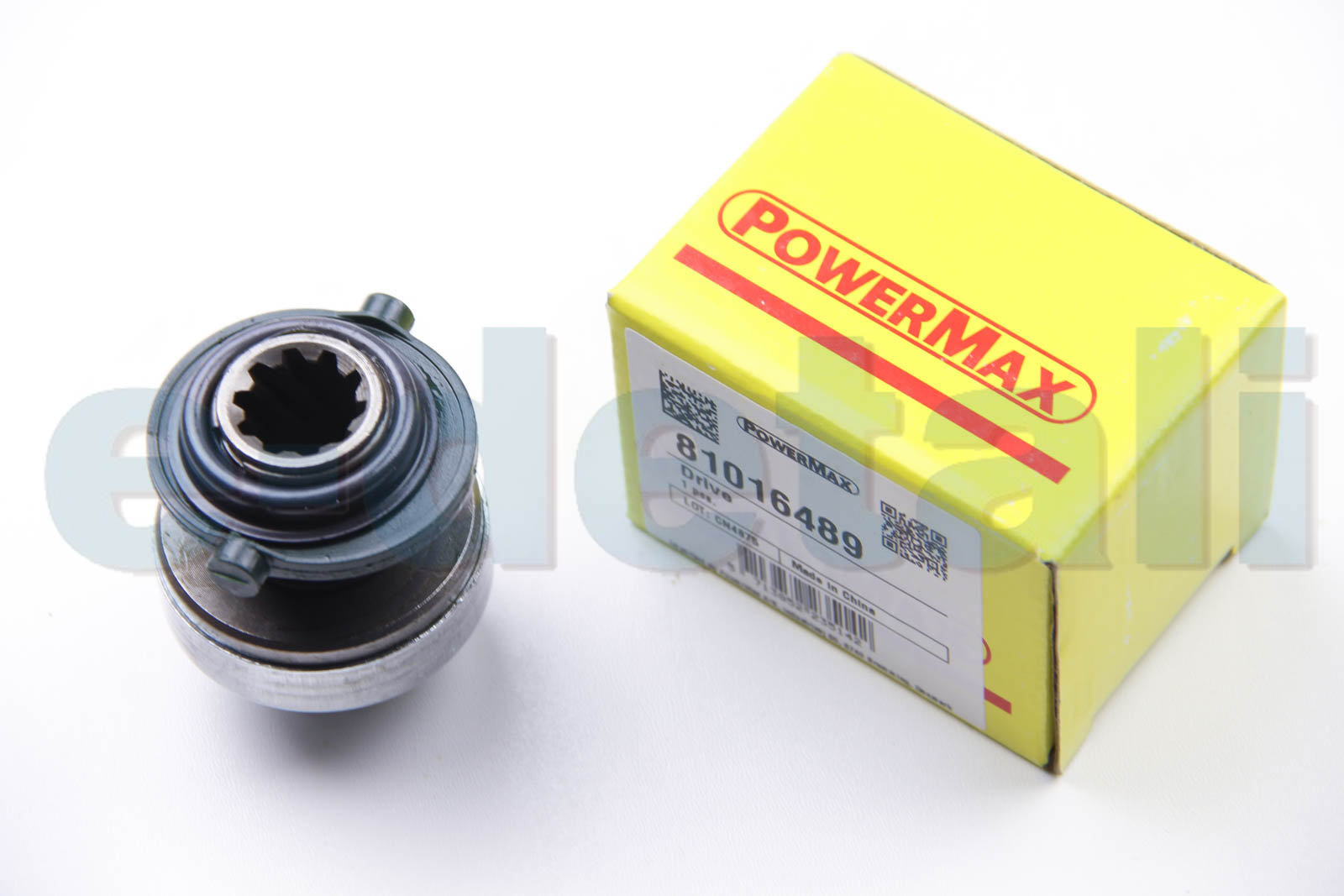 81016489 POWERMAX Привод с механизмом свободного хода, стартер