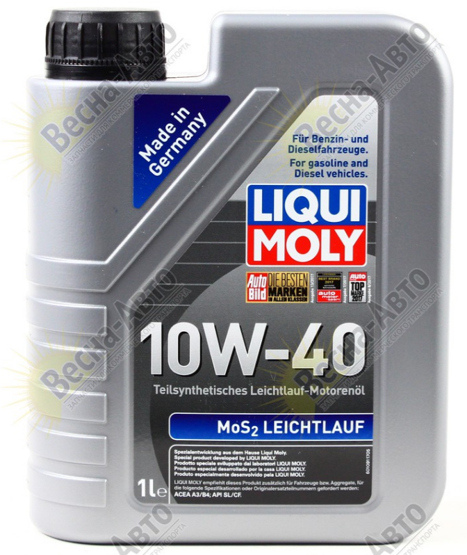 1930 LIQUI MOLY Олива моторна MoS2 Leichtlauf 10W-40 1л