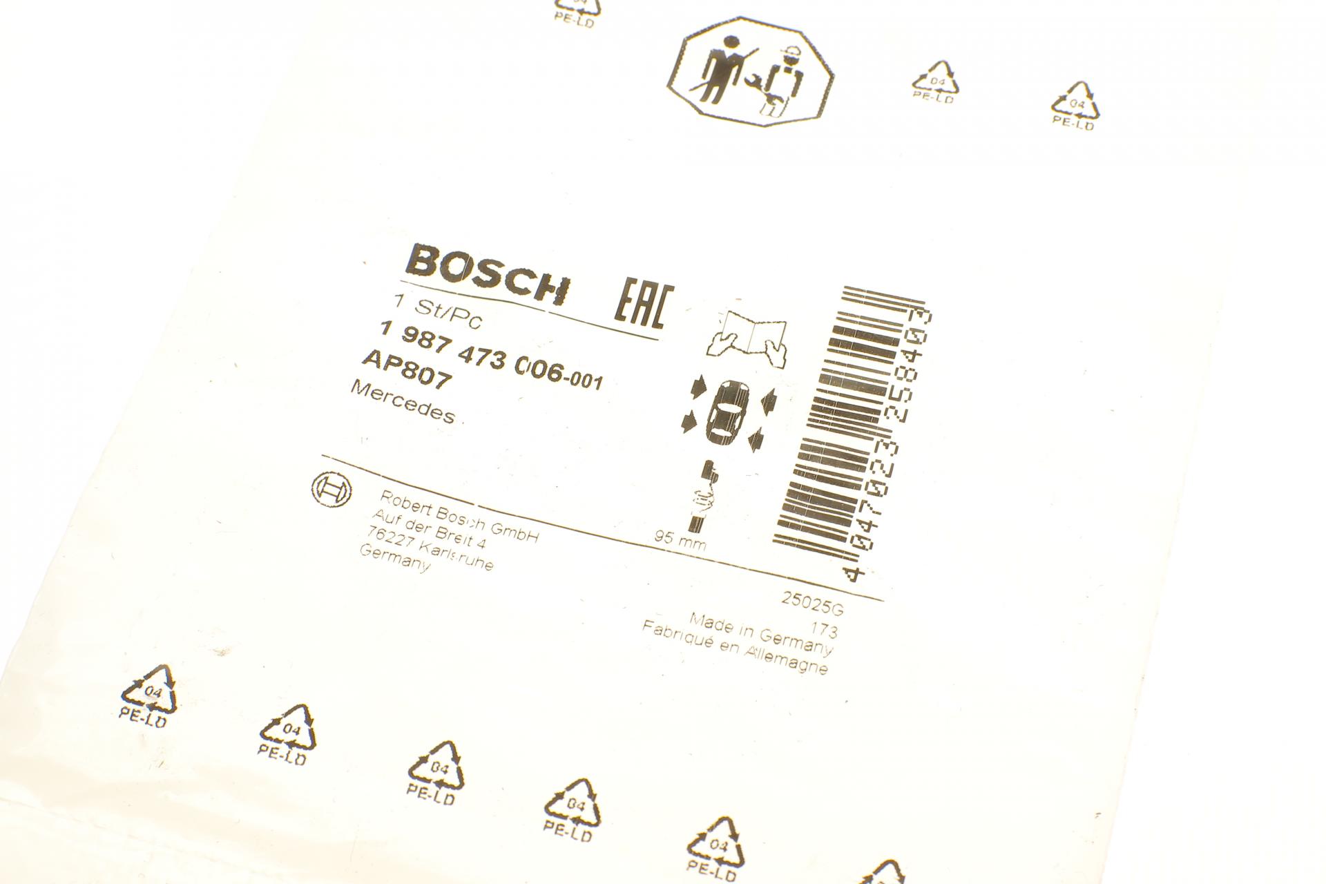 1987473006 BOSCH Сигнализатор, износ тормозных колодок