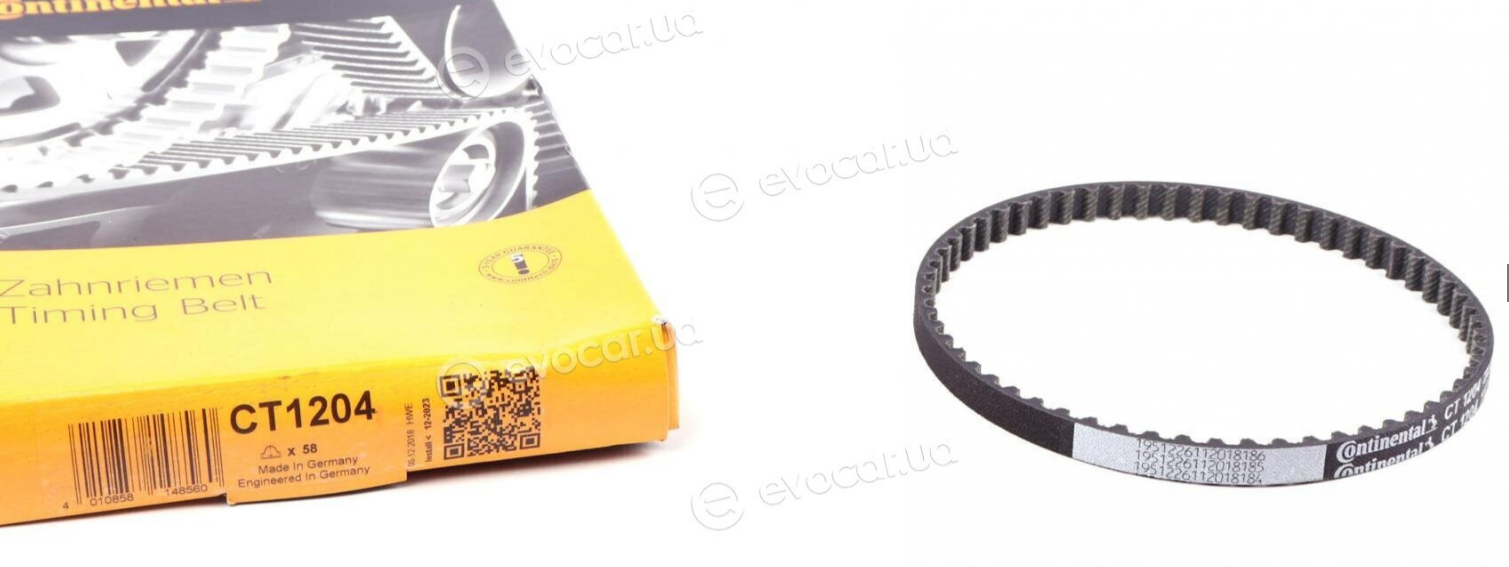 CT1204 CONTINENTAL Ремень ГРМ