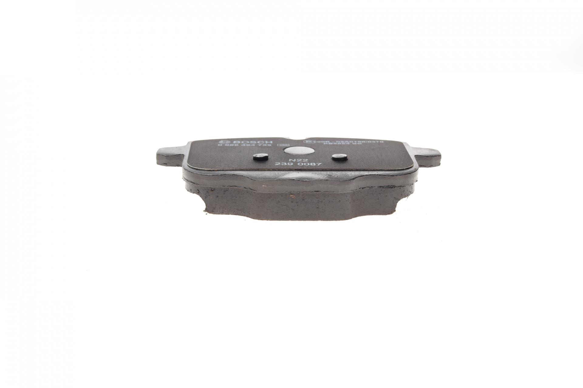 0986494759 BOSCH Колодки тормозные (задние) BMW 5 (F10/F11/F18)/6 (F12/F13) 09- (TRW) Q+