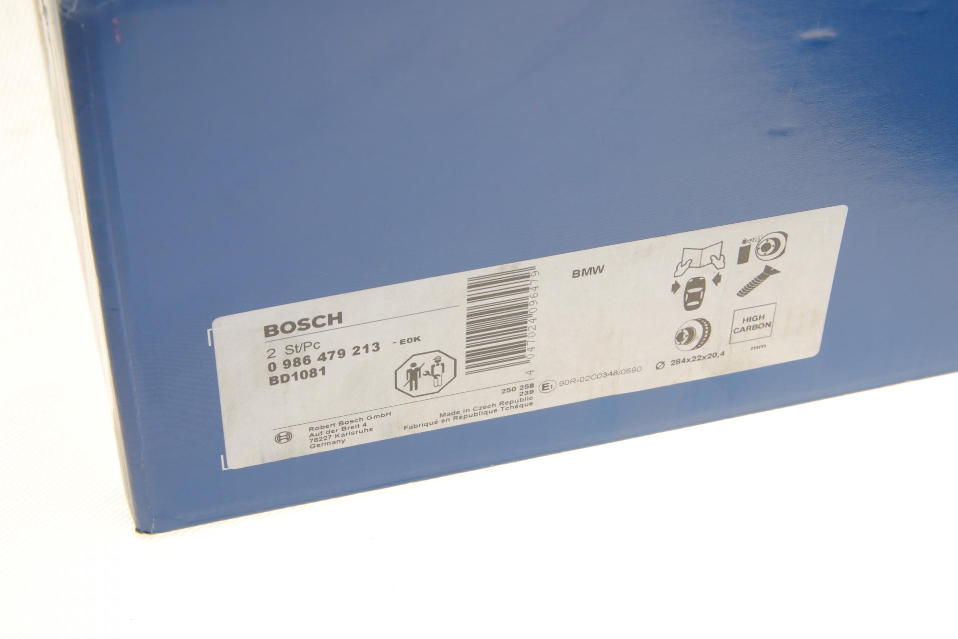 0986479213 BOSCH Тормозной диск