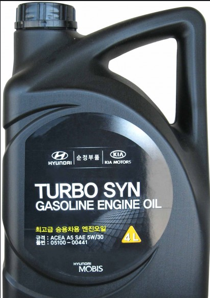 0510000441 MOBIS Масло ДВС 5W-30 4 л Turbo Syn Gasoline (05100-00441) MOBIS