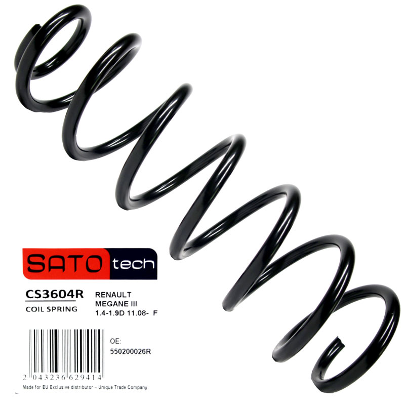 CS3604R SATO TECH SATO Пружина RENAULT MEGANE III 1.4-1.9D 11.08-  F